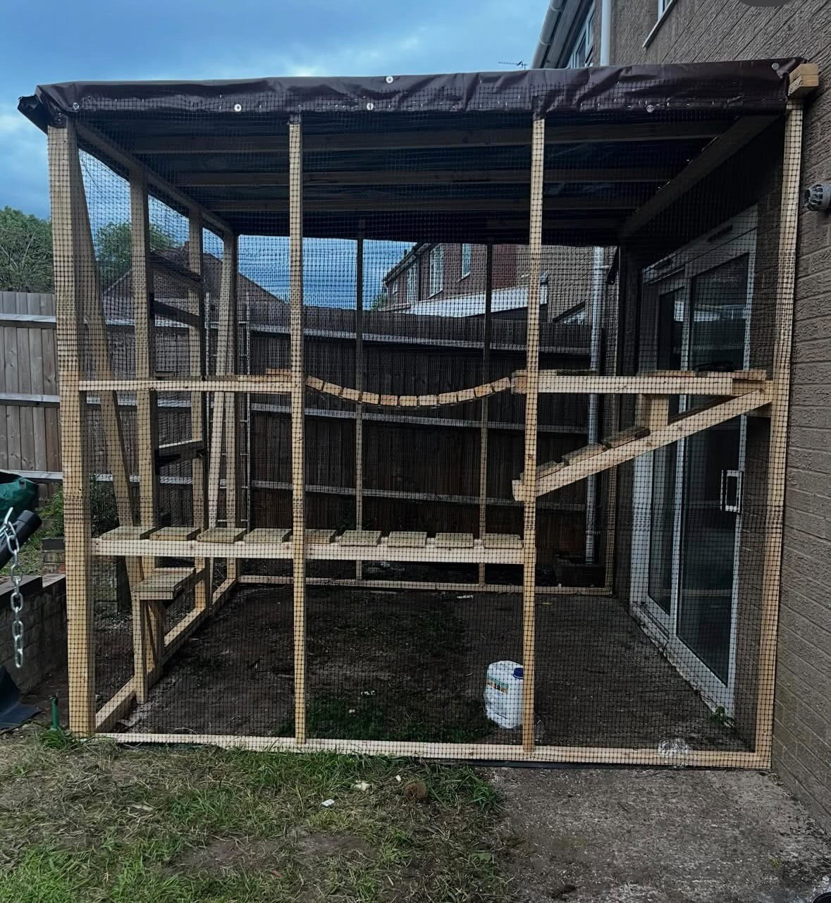 Custom Arched Timber Enclosure